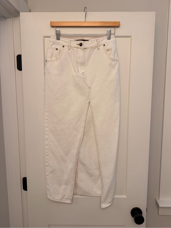 Lioness Dresses & Skirts - Lioness High-Rise White Denim Skirt